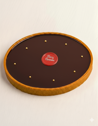 Christmas 70% Dark Chocolate Tarts