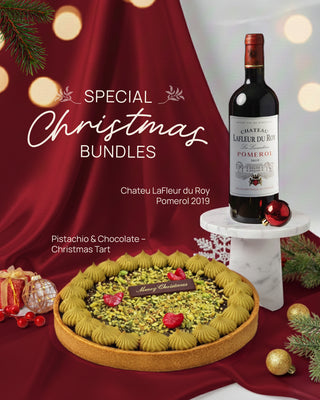 Pistachio & Chocolate Tart + Pomerol 2019 (93 pts) Gourmet Bundle