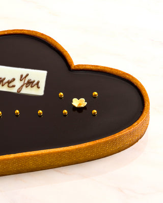 Valentines - 70% Dark Chocolate Heart - 8"