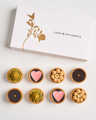 Valentines - Chocolate Mini Tarts - Box of 8