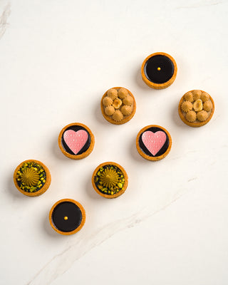 Valentines - Chocolate Mini Tarts - Box of 8