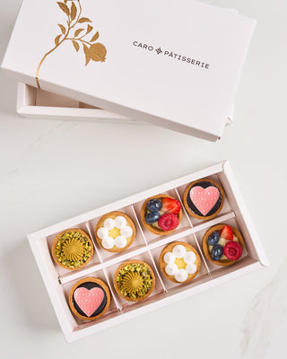 Valentines - Mixed Mini Tarts - Box of 8