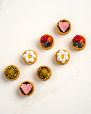 Valentines - Mixed Mini Tarts - Box of 8